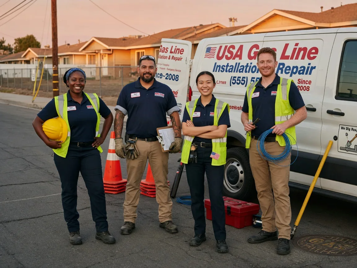 Gas Line Installation company in Brentford, SD